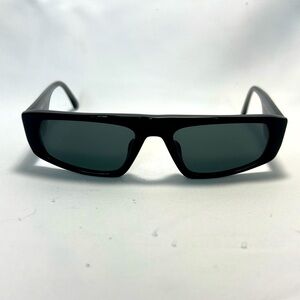 Emporio Armani Black Rectangular Sunglasses